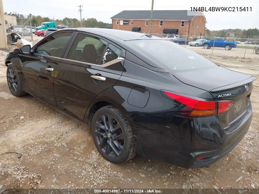 2019 Nissan Altima S VIN: 1N4BL4BW9KC215411 Lot: 40814997