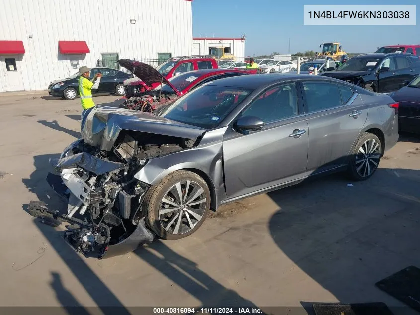 2019 Nissan Altima 2.5 Platinum VIN: 1N4BL4FW6KN303038 Lot: 40816094