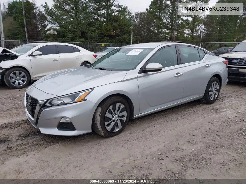 2019 Nissan Altima 2.5 S VIN: 1N4BL4BV6KC239348 Lot: 40863969