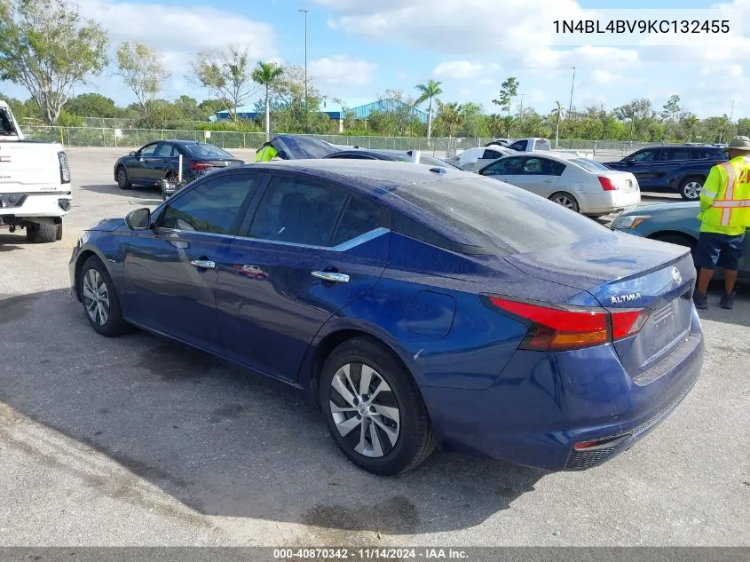 2019 Nissan Altima 2.5 S VIN: 1N4BL4BV9KC132455 Lot: 40870342