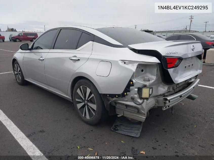 2019 Nissan Altima 2.5 Sl VIN: 1N4BL4EV1KC249295 Lot: 40896678