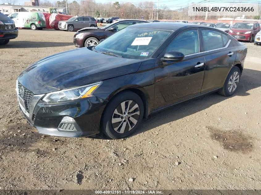 2019 Nissan Altima 2.5 S VIN: 1N4BL4BV7KC243666 Lot: 40912151