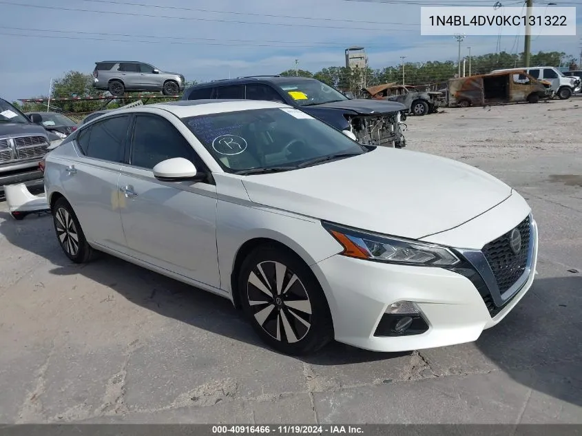 2019 Nissan Altima 2.5 Sv VIN: 1N4BL4DV0KC131322 Lot: 40916466