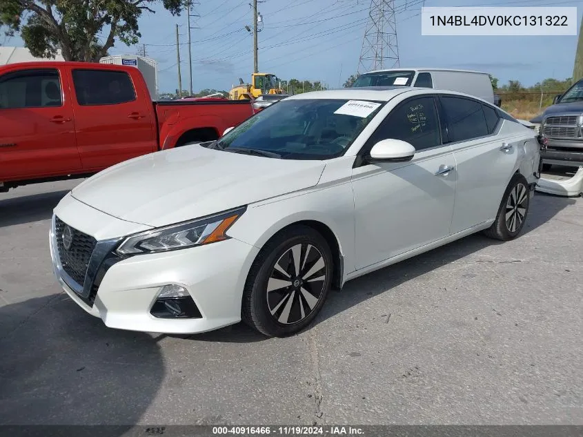 2019 Nissan Altima 2.5 Sv VIN: 1N4BL4DV0KC131322 Lot: 40916466