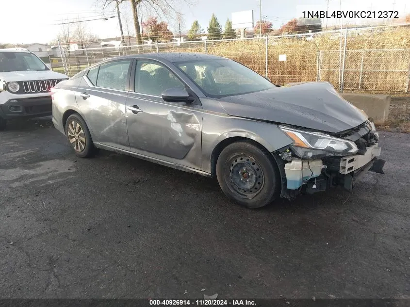 2019 Nissan Altima 2.5 S VIN: 1N4BL4BV0KC212372 Lot: 40926914