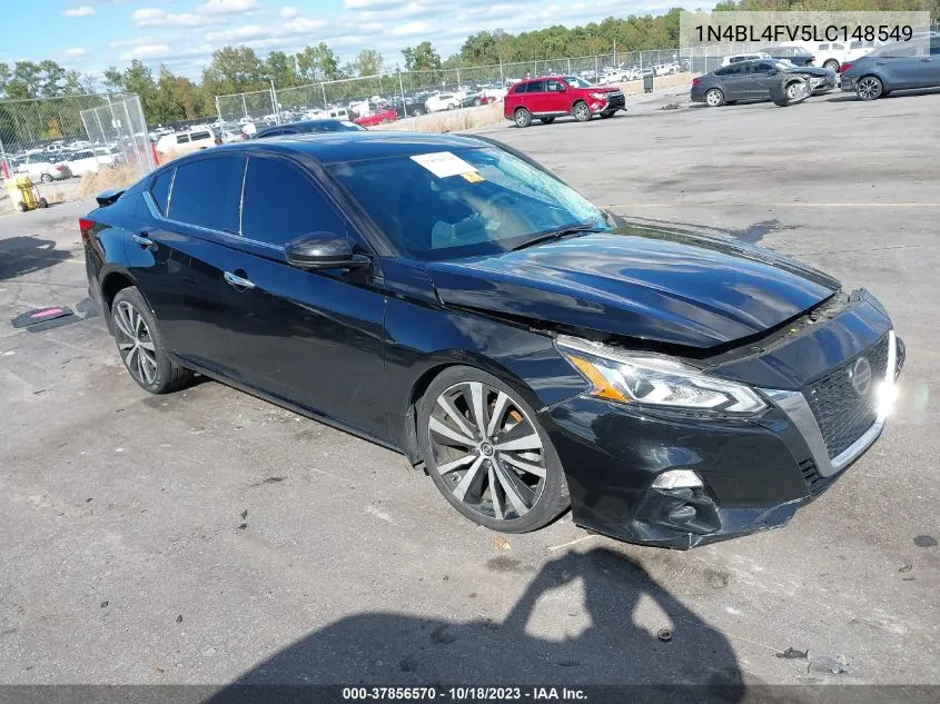 2020 Nissan Altima Platinum Fwd VIN: 1N4BL4FV5LC148549 Lot: 37856570