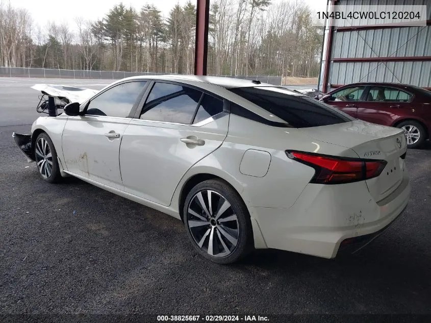 2020 Nissan Altima Sr Intelligent Awd VIN: 1N4BL4CW0LC120204 Lot: 38825667