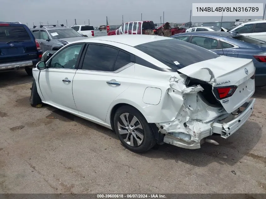 1N4BL4BV8LN316789 2020 Nissan Altima S Fwd