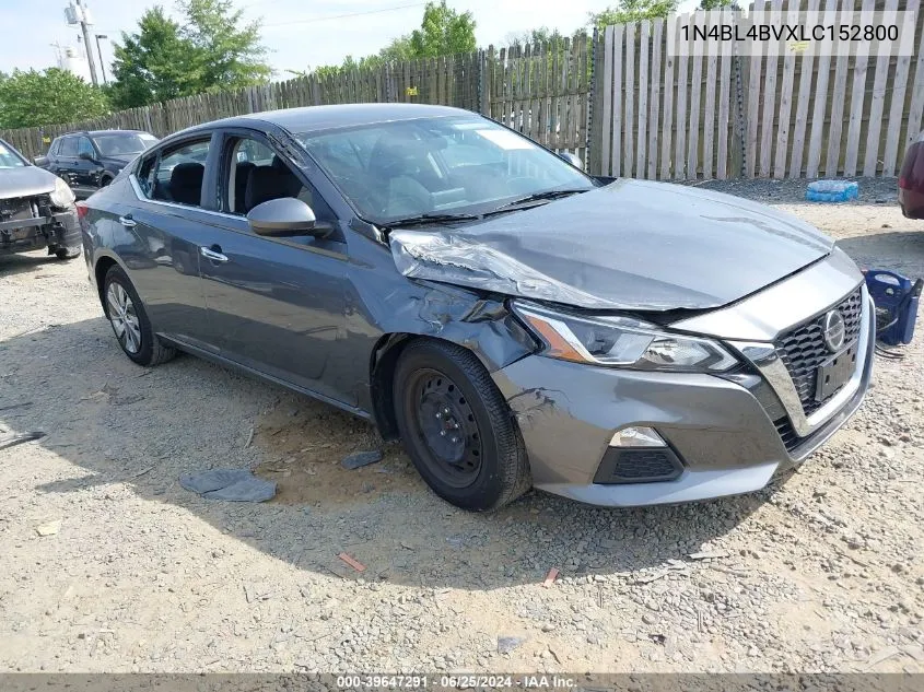 1N4BL4BVXLC152800 2020 Nissan Altima S Fwd