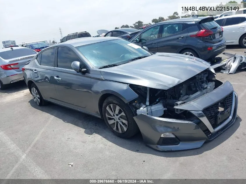 2020 Nissan Altima S Fwd VIN: 1N4BL4BVXLC215149 Lot: 39676660