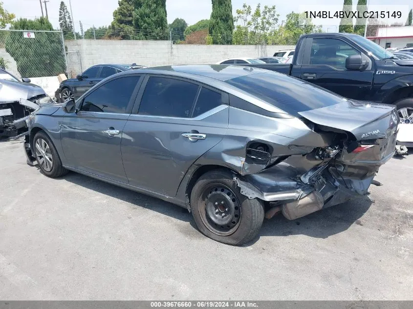 1N4BL4BVXLC215149 2020 Nissan Altima S Fwd