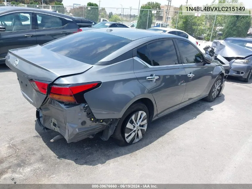 2020 Nissan Altima S Fwd VIN: 1N4BL4BVXLC215149 Lot: 39676660