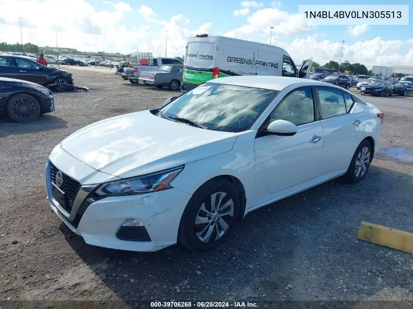 2020 Nissan Altima S Fwd VIN: 1N4BL4BV0LN305513 Lot: 39706268