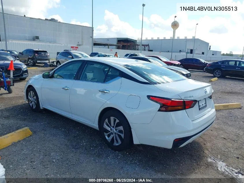 2020 Nissan Altima S Fwd VIN: 1N4BL4BV0LN305513 Lot: 39706268