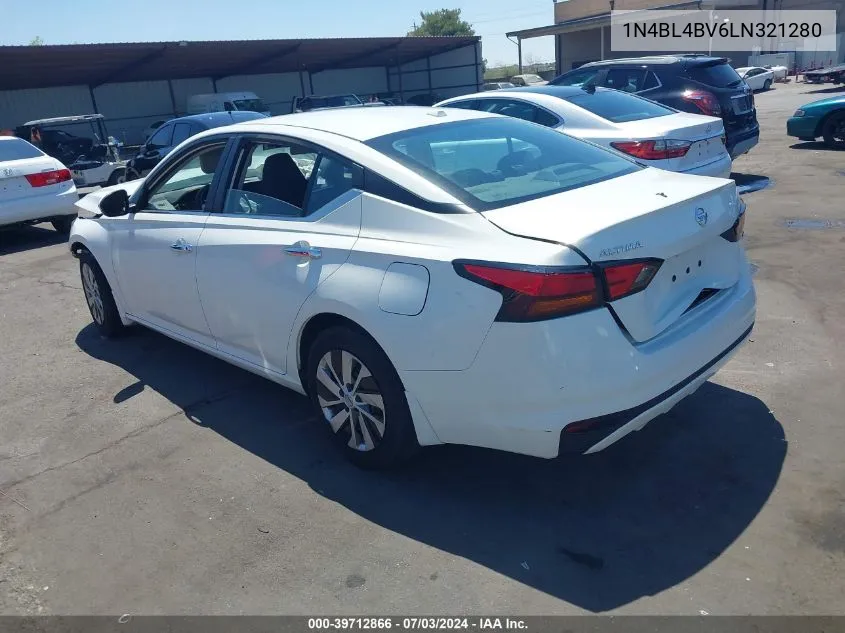 2020 Nissan Altima S Fwd VIN: 1N4BL4BV6LN321280 Lot: 39712866