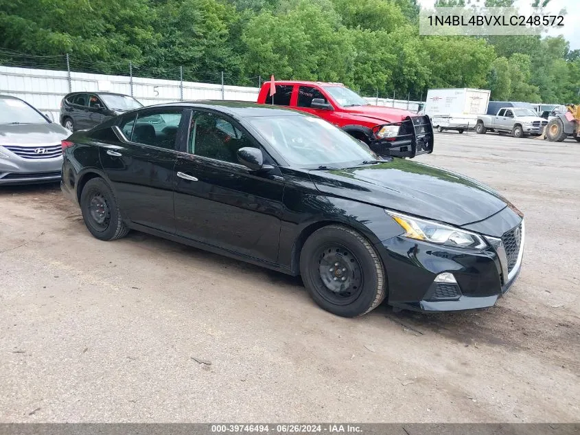 2020 Nissan Altima S Fwd VIN: 1N4BL4BVXLC248572 Lot: 39746494