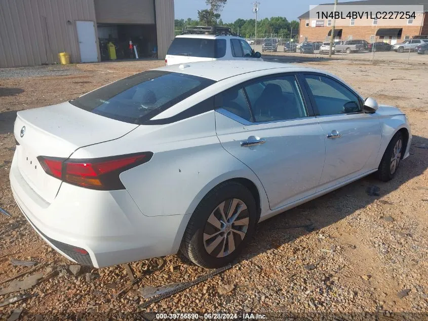 2020 Nissan Altima S Fwd VIN: 1N4BL4BV1LC227254 Lot: 39755590