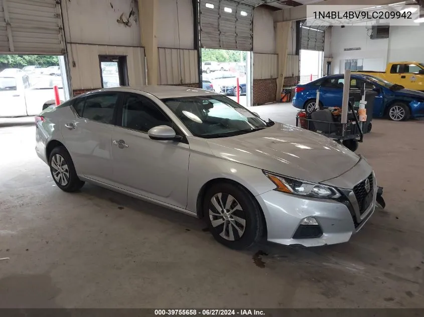 2020 Nissan Altima S Fwd VIN: 1N4BL4BV9LC209942 Lot: 39755658