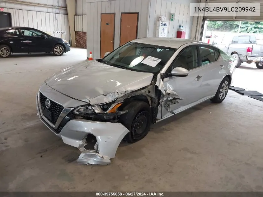 2020 Nissan Altima S Fwd VIN: 1N4BL4BV9LC209942 Lot: 39755658