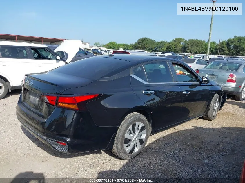 2020 Nissan Altima S Fwd VIN: 1N4BL4BV9LC120100 Lot: 39770101