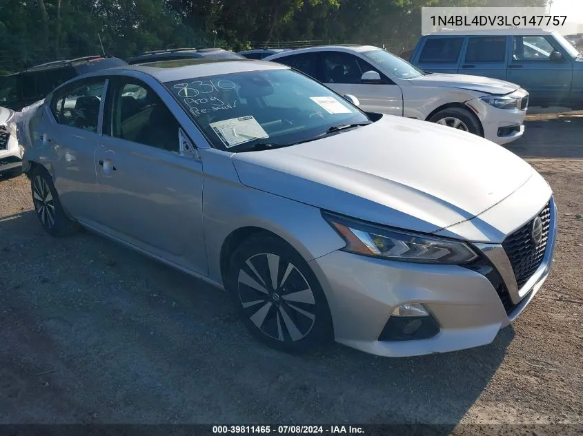 1N4BL4DV3LC147757 2020 Nissan Altima Sv Fwd