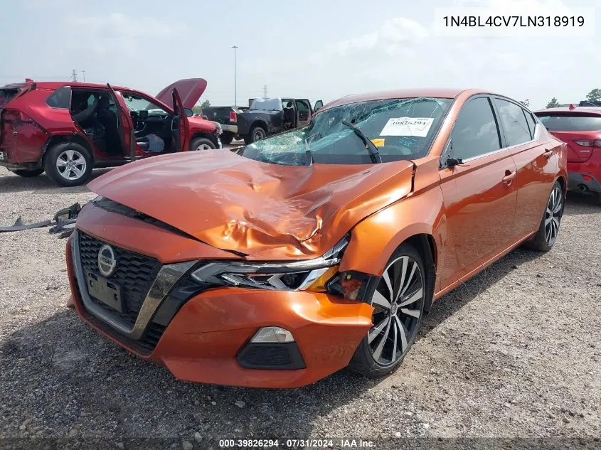 1N4BL4CV7LN318919 2020 Nissan Altima Sr Fwd