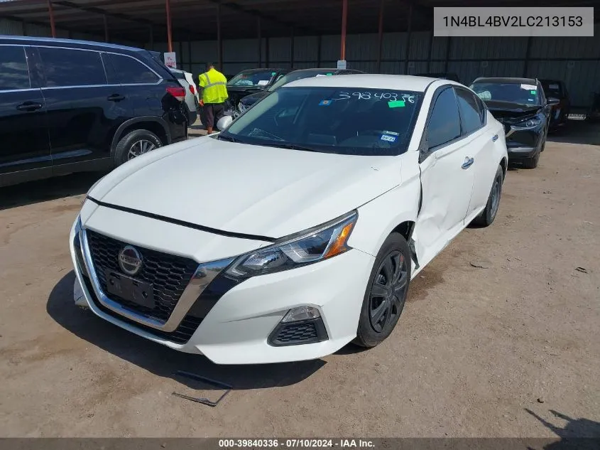 2020 Nissan Altima S Fwd VIN: 1N4BL4BV2LC213153 Lot: 39840336