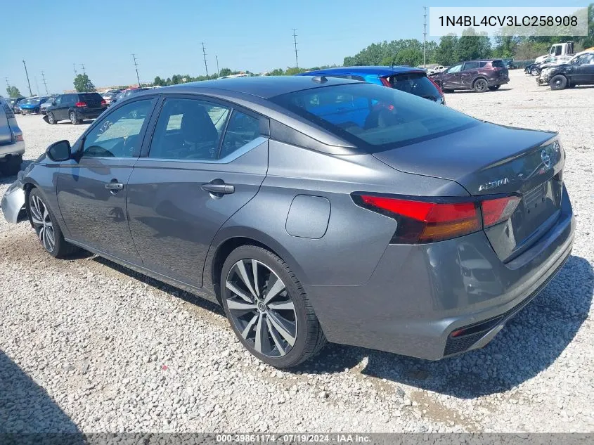 1N4BL4CV3LC258908 2020 Nissan Altima Sr Fwd