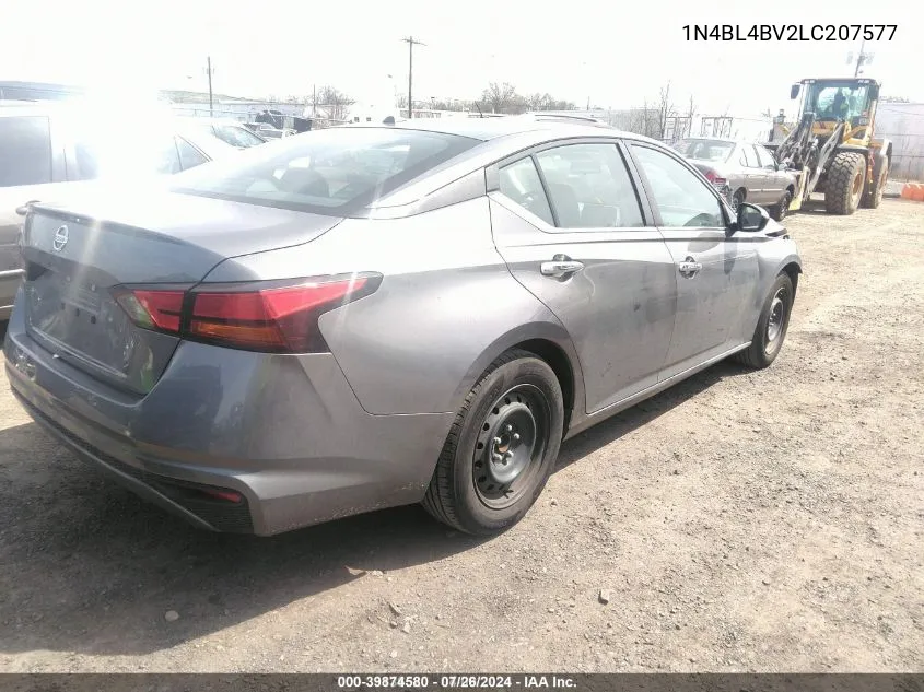 2020 Nissan Altima S Fwd VIN: 1N4BL4BV2LC207577 Lot: 39874580