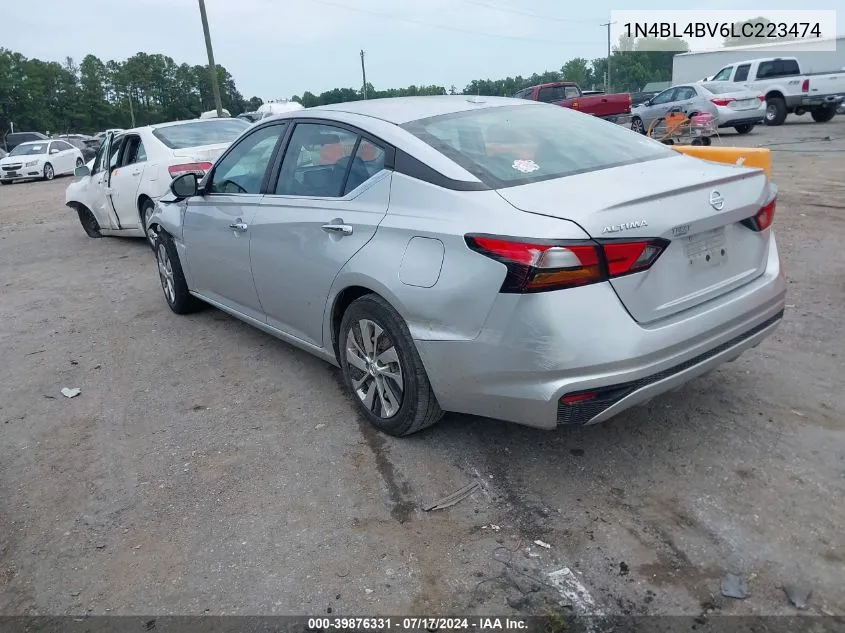 2020 Nissan Altima S Fwd VIN: 1N4BL4BV6LC223474 Lot: 39876331