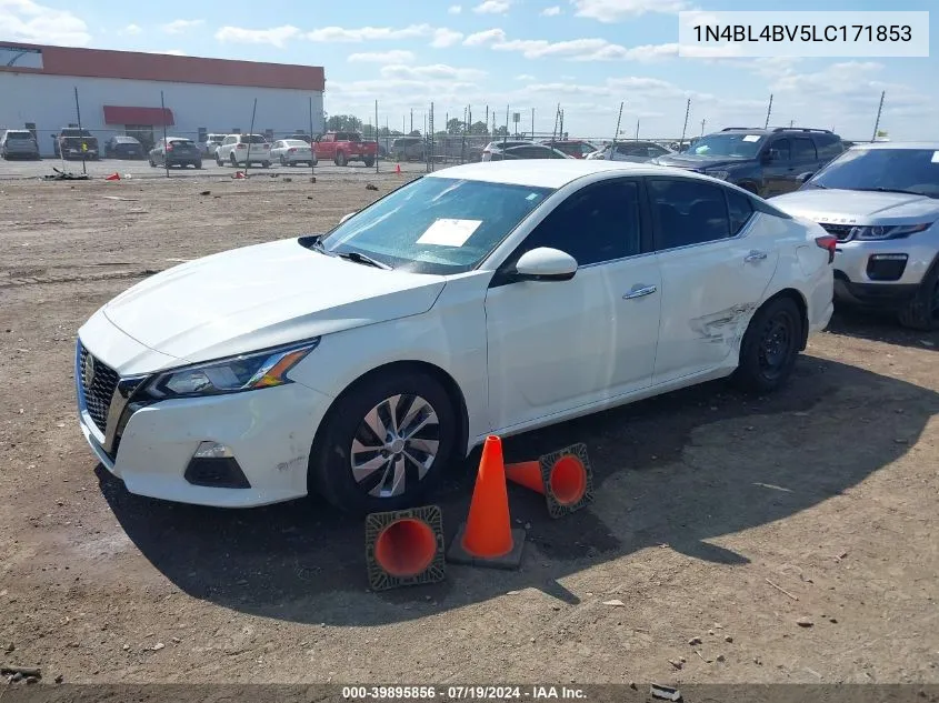 2020 Nissan Altima S Fwd VIN: 1N4BL4BV5LC171853 Lot: 39895856