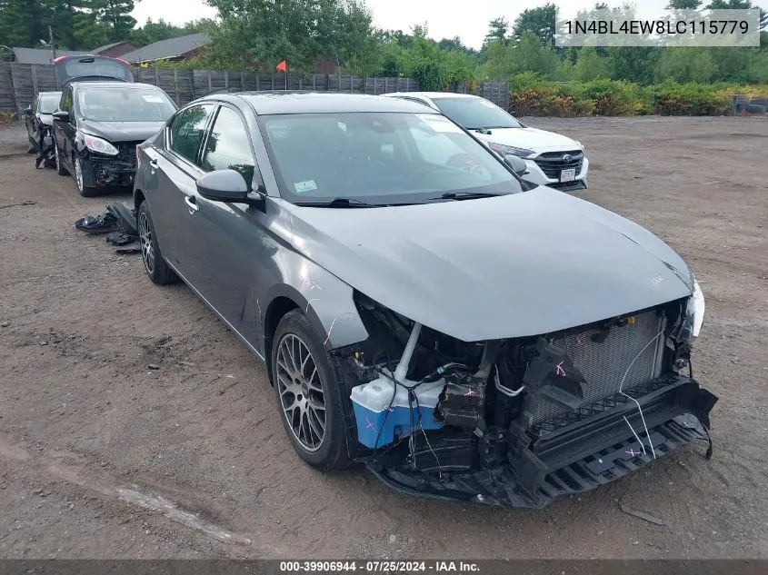 2020 Nissan Altima Sl Intelligent Awd VIN: 1N4BL4EW8LC115779 Lot: 39906944