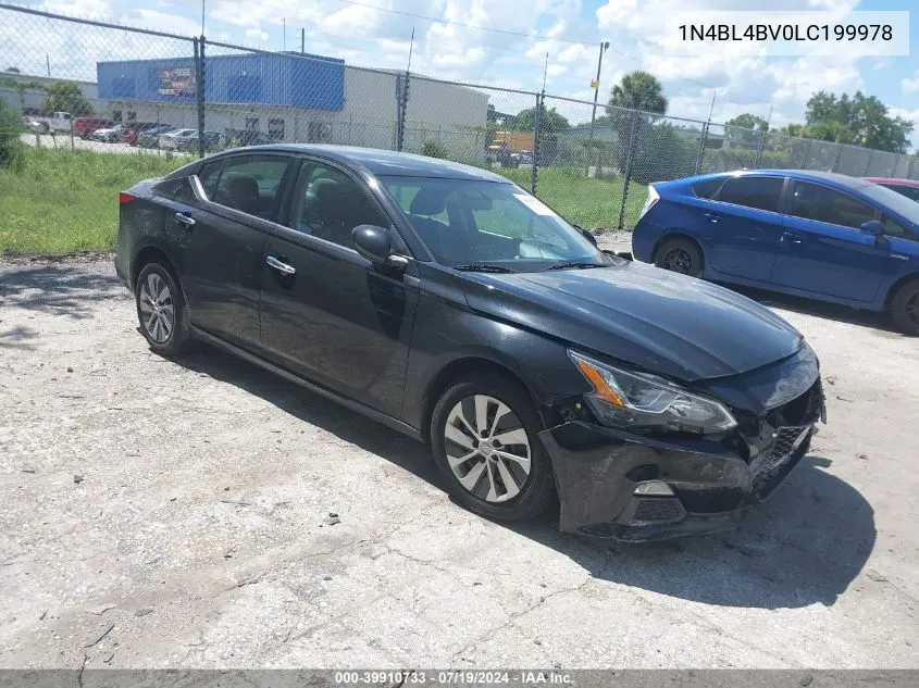 2020 Nissan Altima S Fwd VIN: 1N4BL4BV0LC199978 Lot: 39910733