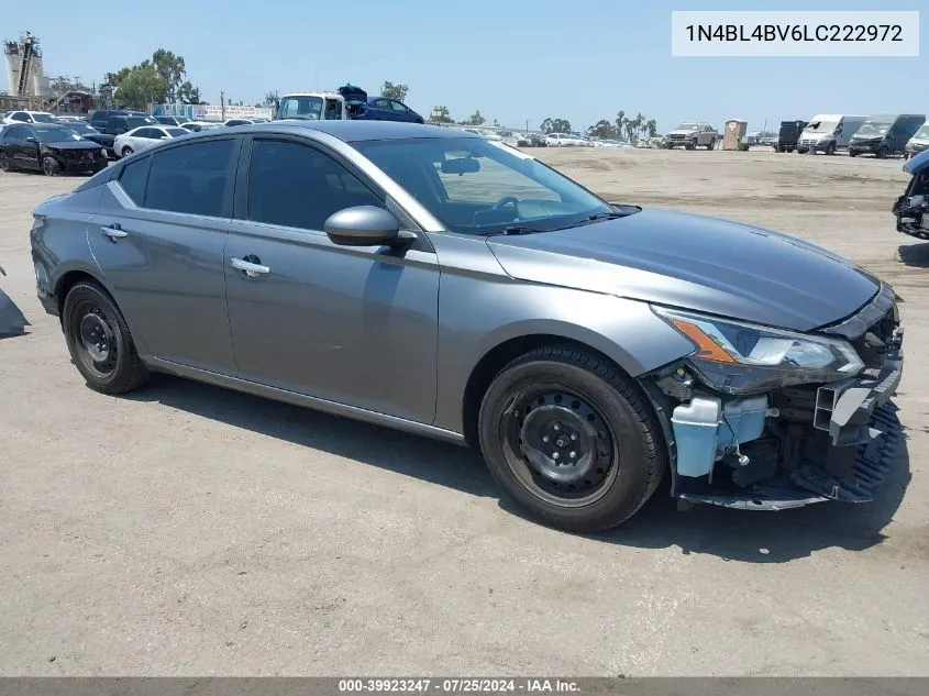 1N4BL4BV6LC222972 2020 Nissan Altima S Fwd