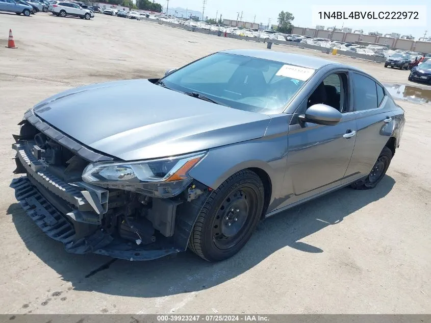 2020 Nissan Altima S Fwd VIN: 1N4BL4BV6LC222972 Lot: 39923247