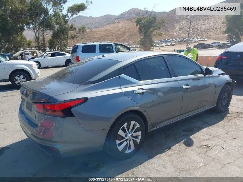 2020 Nissan Altima S Fwd VIN: 1N4BL4BV4LC285469 Lot: 39927343