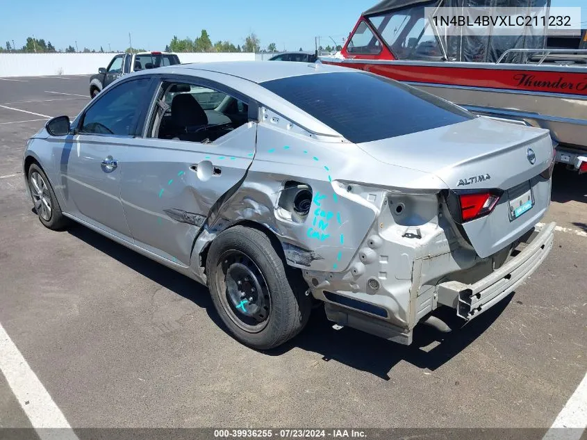 2020 Nissan Altima S Fwd VIN: 1N4BL4BVXLC211232 Lot: 39936255