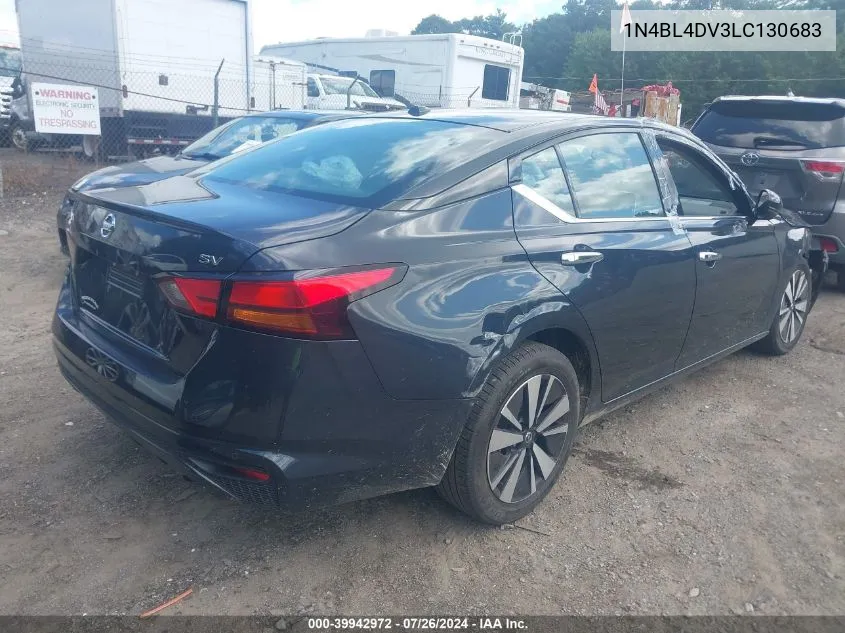 2020 Nissan Altima Sv Fwd VIN: 1N4BL4DV3LC130683 Lot: 39942972