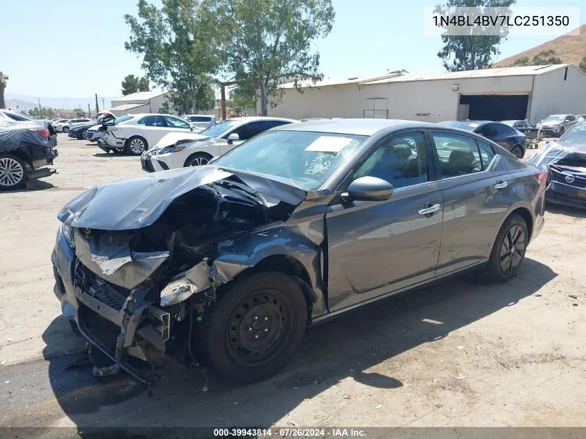 2020 Nissan Altima S VIN: 1N4BL4BV7LC251350 Lot: 39943814