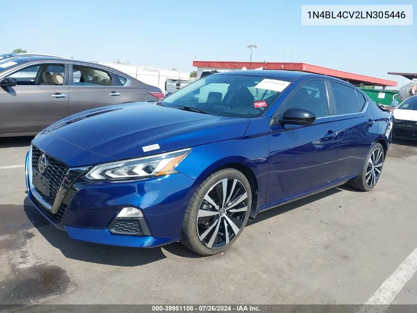 2020 Nissan Altima Sr Fwd VIN: 1N4BL4CV2LN305446 Lot: 39951108