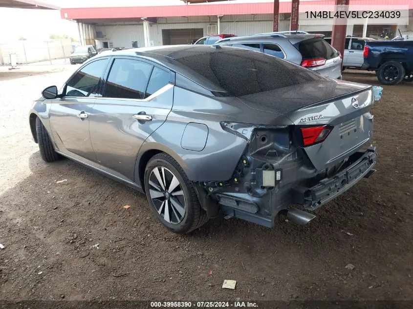 1N4BL4EV5LC234039 2020 Nissan Altima Sl Fwd