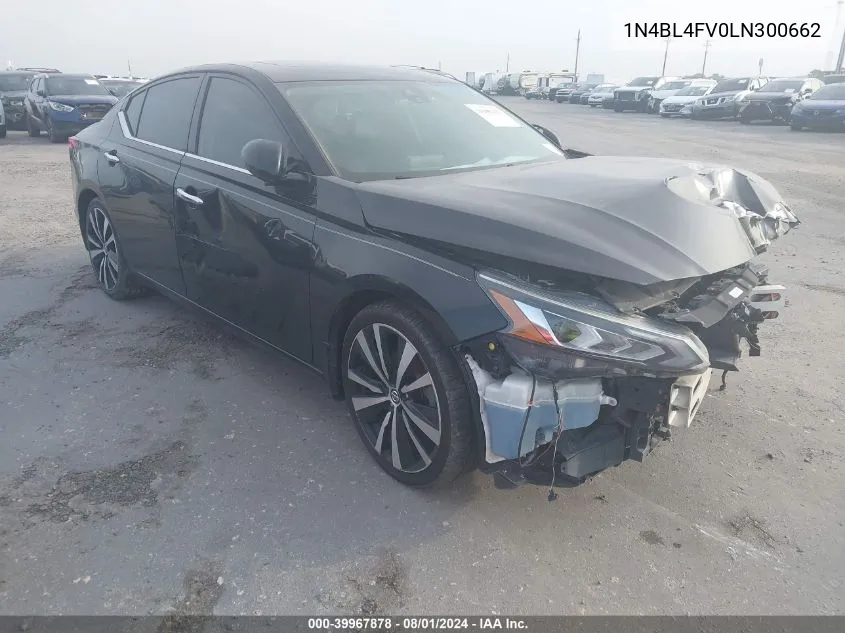 2020 Nissan Altima Platinum Fwd VIN: 1N4BL4FV0LN300662 Lot: 39967878