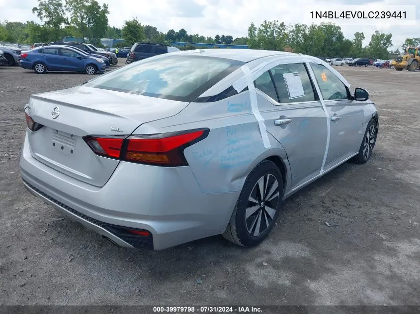 1N4BL4EV0LC239441 2020 Nissan Altima Sl Fwd