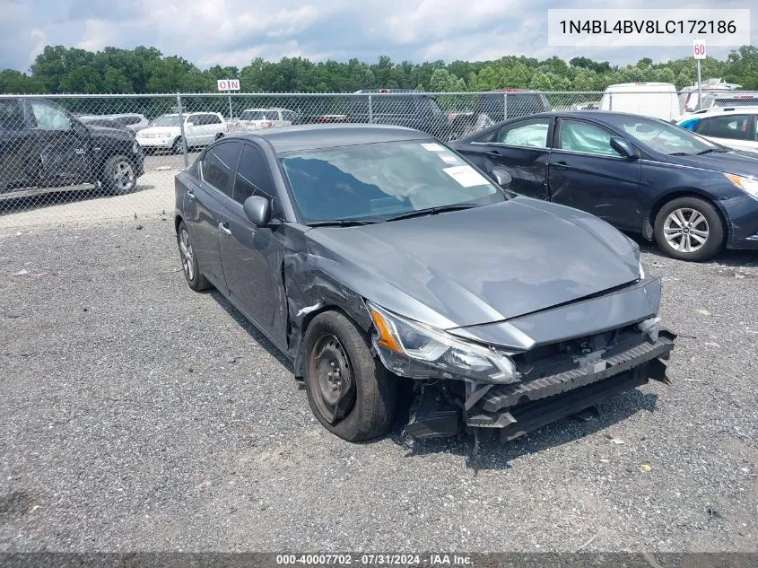 1N4BL4BV8LC172186 2020 Nissan Altima S Fwd