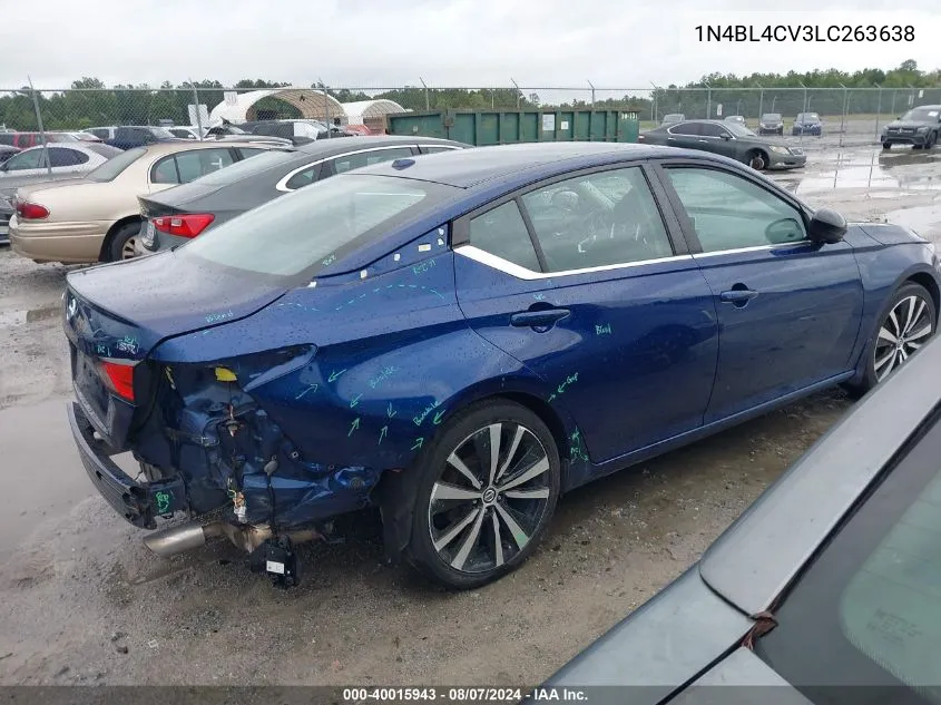 1N4BL4CV3LC263638 2020 Nissan Altima Sr Fwd