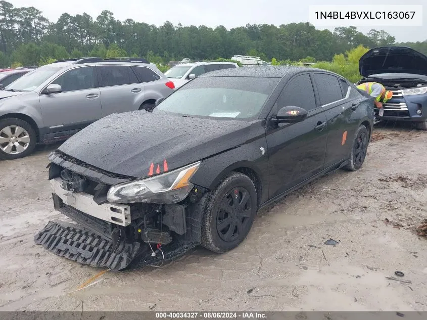 2020 Nissan Altima S Fwd VIN: 1N4BL4BVXLC163067 Lot: 40034327