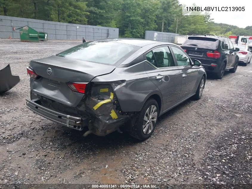 1N4BL4BV1LC213905 2020 Nissan Altima S Fwd