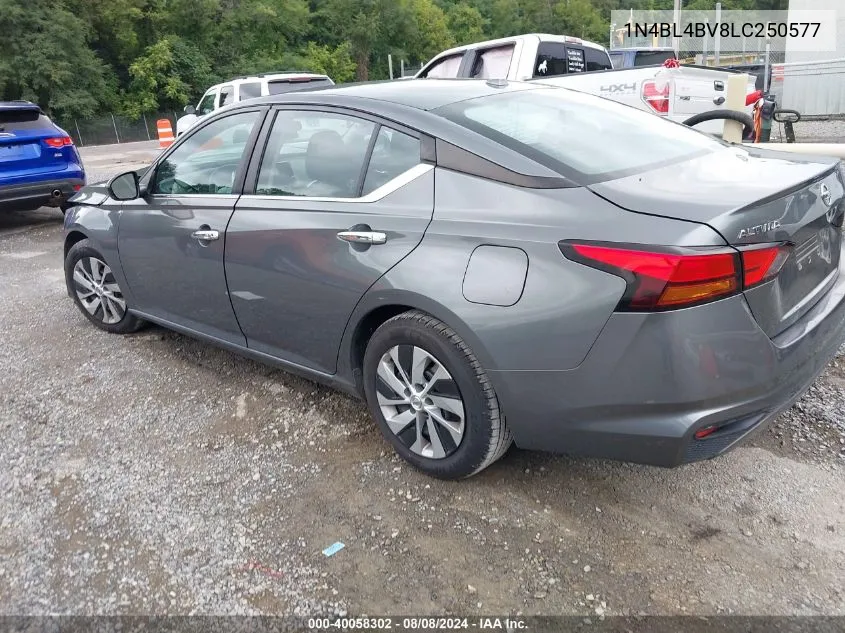 2020 Nissan Altima S Fwd VIN: 1N4BL4BV8LC250577 Lot: 40058302