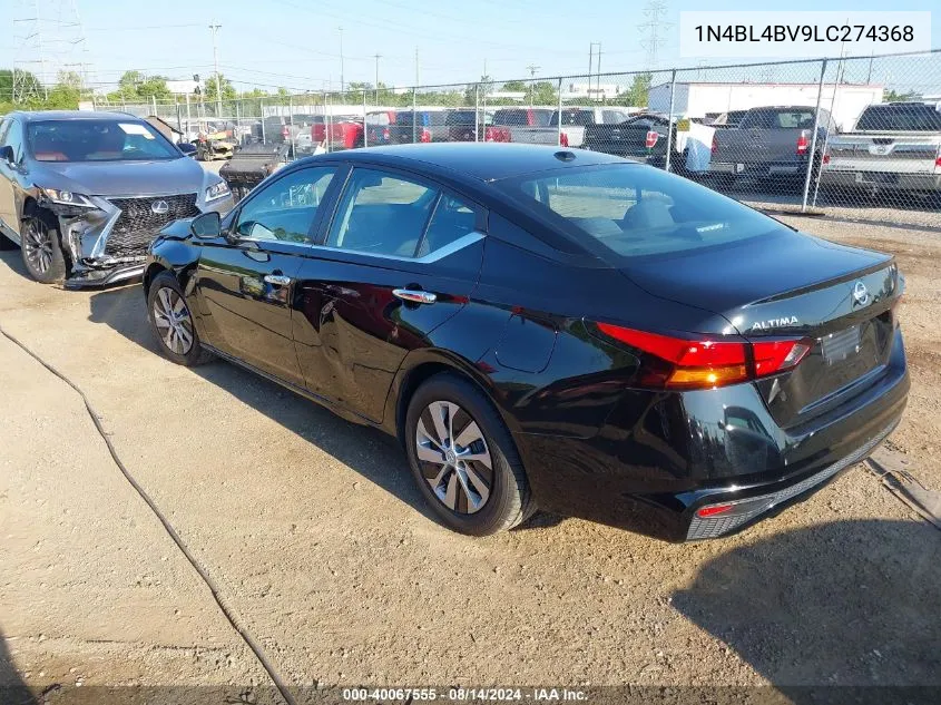 1N4BL4BV9LC274368 2020 Nissan Altima S Fwd