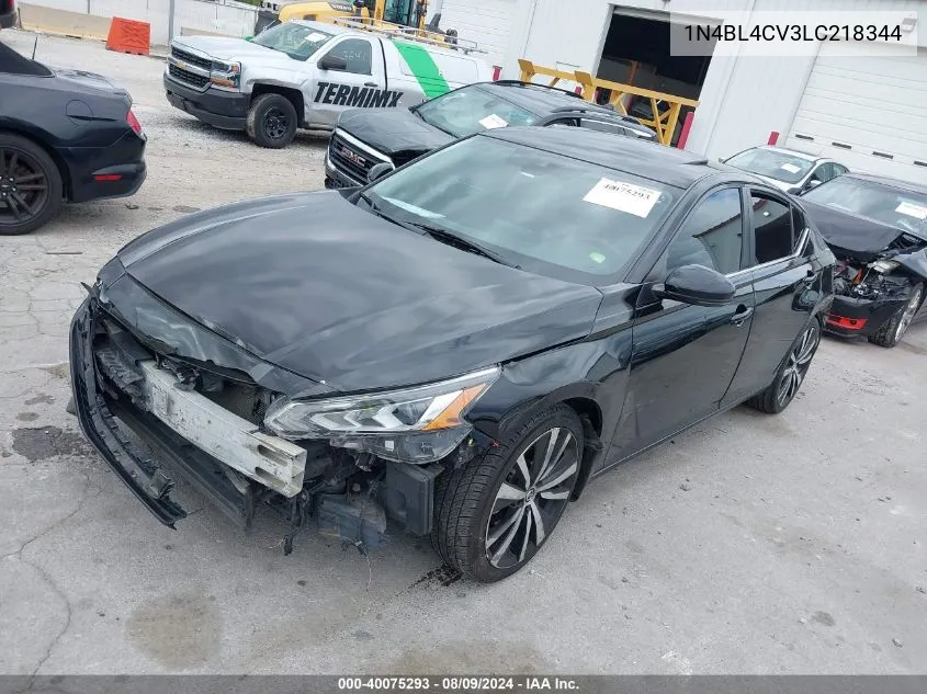 2020 Nissan Altima Sr Fwd VIN: 1N4BL4CV3LC218344 Lot: 40075293